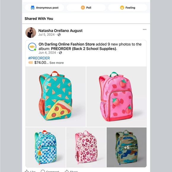 Cute Slice-o-Pizza Backpack - Picture 7 of 7